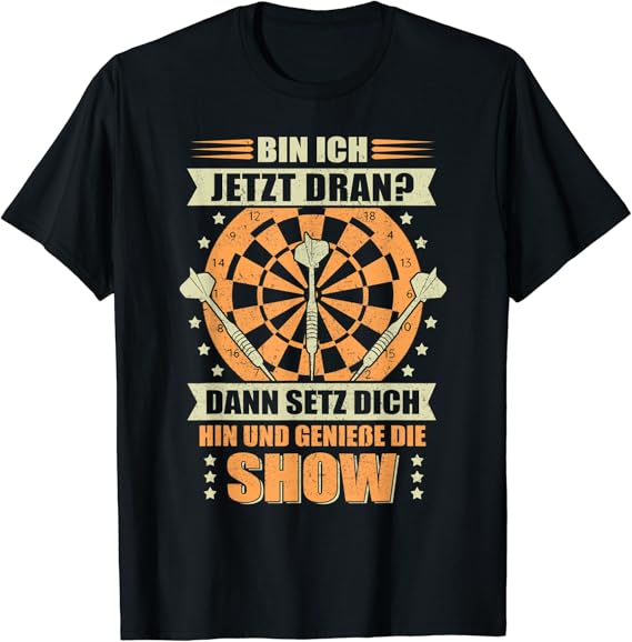 Bin ich jetzt dran? Dartspieler Dartsport lustiges Dart TShirt Amazon.de Fashion Bin ich jetzt dran? Dartspieler Dartsport lustiges Dart TShirt Amazon.de Fashion